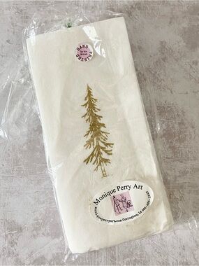 Monique Perry Art Hand-printed Set of 12 Paper Napkins New In Package